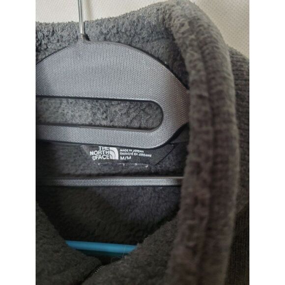 The North Face Men's Full Zip Fleece Lined Sweater Jacket Grey Outdoor - Picture 2 of 7